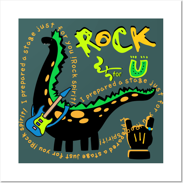 rock spirit, dinosaur Wall Art by zzzozzo